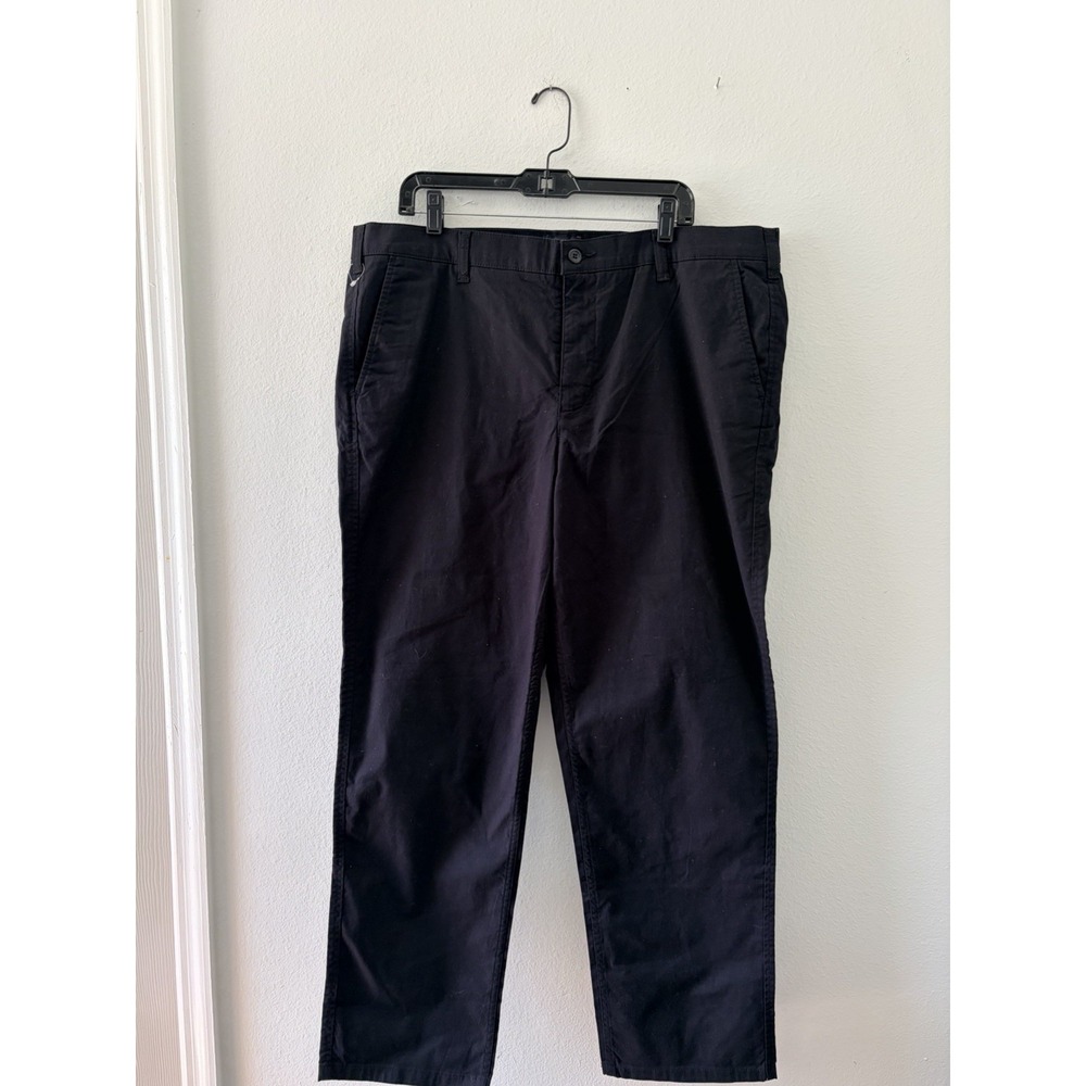 Men's Pants Dockers Black Straight Leg Casual Dress Pants Size 40x32